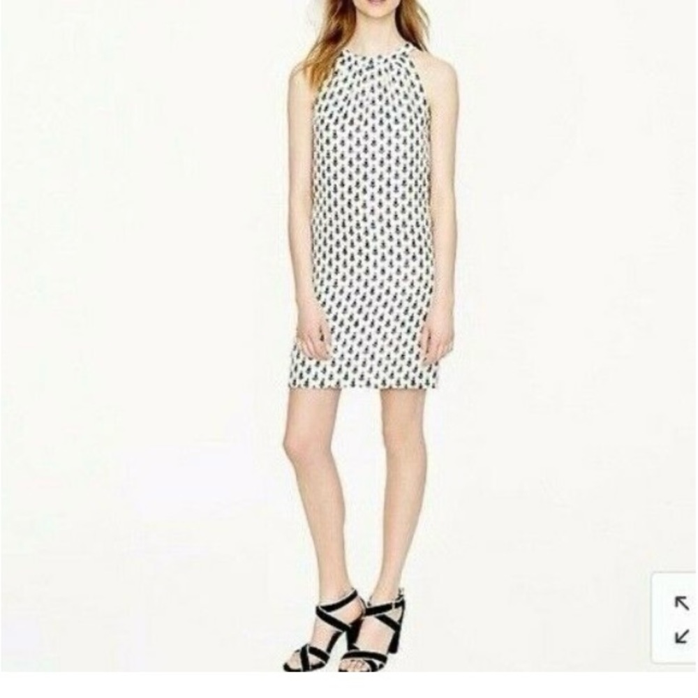J Crew Silk Swoop Dress